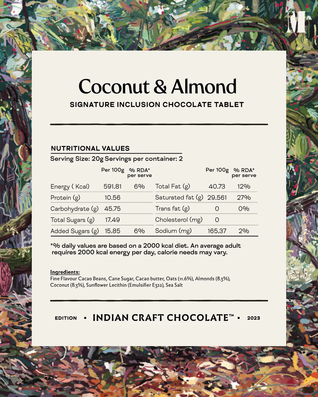 Coconut & Almond Inclusion Tablet - 55% Oat Mylk - Image 4