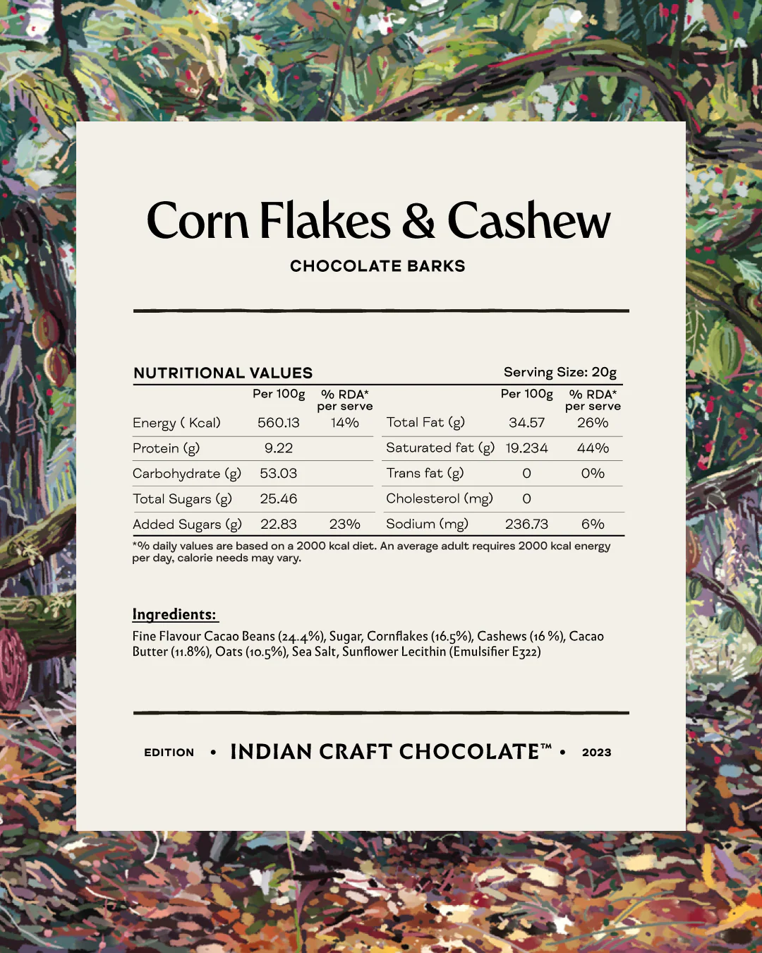 Corn Flakes & Cashew Chocolate Barks - 55% Oat Mylk - Image 5