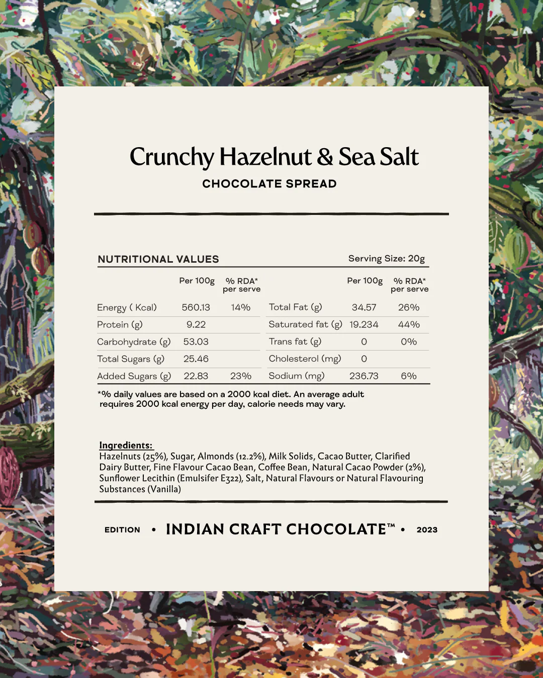 Crunchy Hazelnut & Sea Salt Chocolate Spread - 67% Dark - Image 6