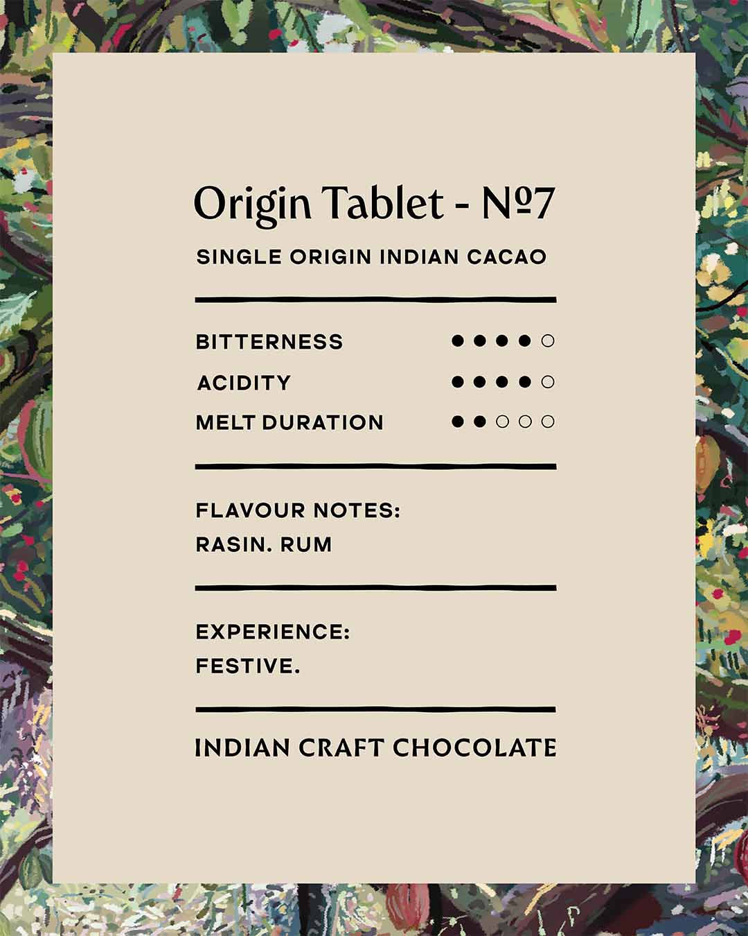 Indian Origin Tablet No. 7 - 69% Dark - Image 4