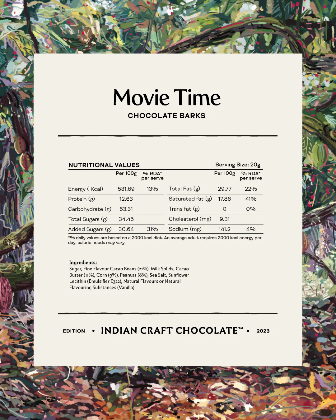 Movie Time Chocolate Barks - 45% Milk - Image 5