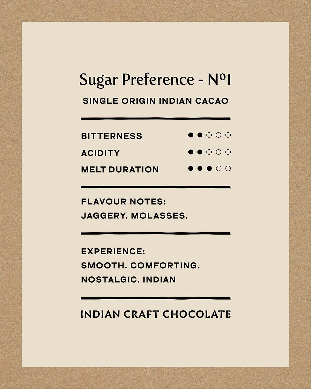 Sugar Preference Tablet No. 1 - 60% Dark - Image 4