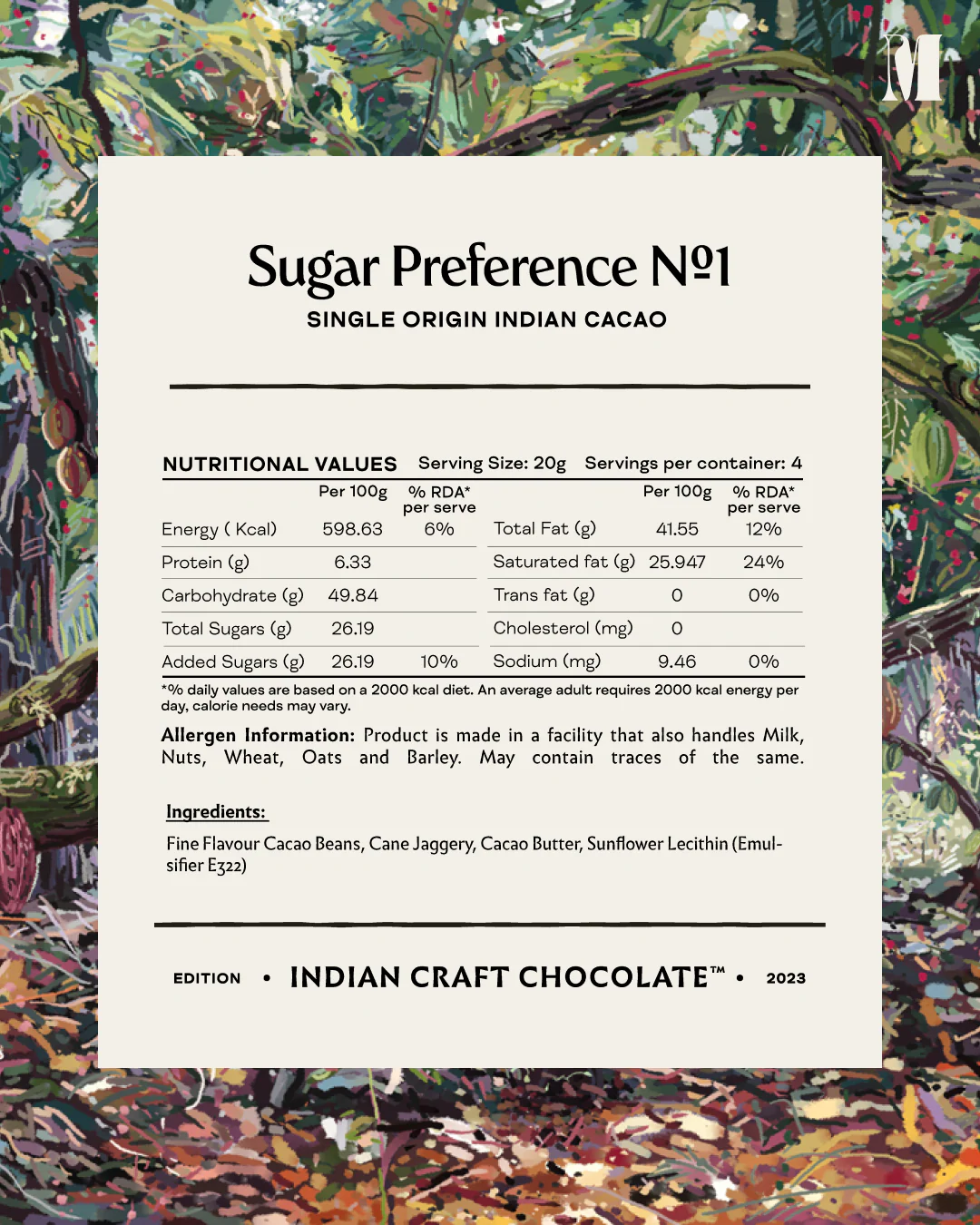 Sugar Preference Tablet No. 1 - 60% Dark - Image 5